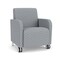 Lesro Siena Lounge Reception Guest Chair w/ Front Casters, 27 in W 29.5 in L 32.5 in H SN1101 - alternate 1